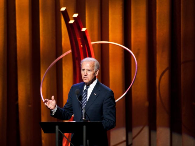 NEW YORK - SEPTEMBER 25: Vice President Joe Biden speaks during the Clinton Global Citizen Award ceremony on September 25, 2013 in New York City. Timed to coincide with the United Nations General Assembly, CGI brings together heads of state, CEOs, philanthropists and others to help find solutions to the …