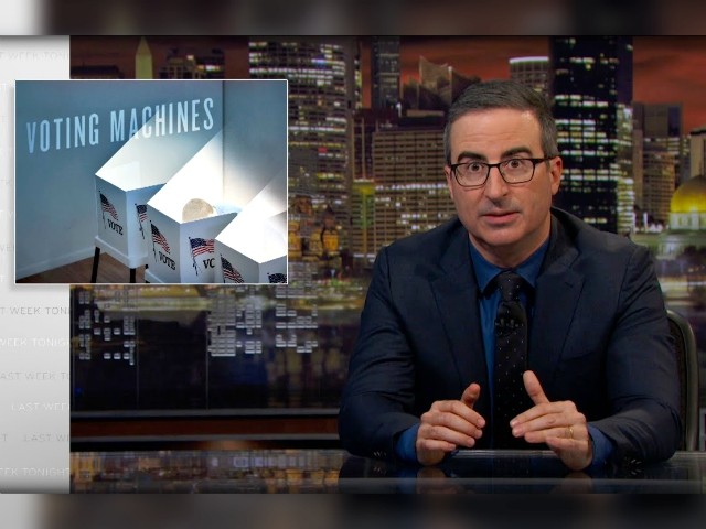 HBO’s John Oliver Called It ‘Completely Insane’ to Use Electronic Voting Machines in Nov. 2019