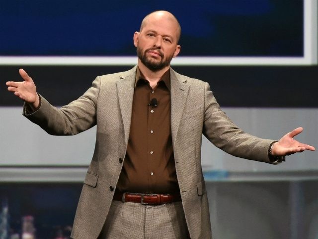 LAS VEGAS, NV - APRIL 18: Actor Jon Cryer emcees the NAB Show's Television Luncheon a