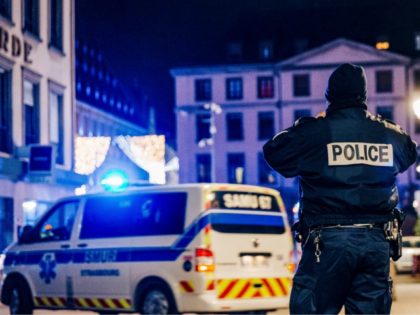 Police and emergency services intervene on Place Gutenberg after a shooting on December 11, 2018 in Strasbourg, eastern France. - The suspect who killed at least two people and injured 11 at Strasbourg's Christmas market was due to be arrested by police earlier in the day over a separate attempted …