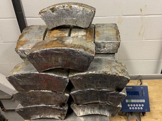CBP officers seize more than 160 pounds of methamphetamine at the Anzalduas International Bridge. (Photo: U.S. Customs and Border Protection)