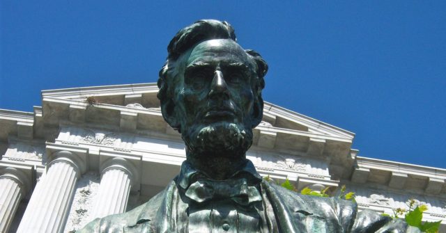 Abraham Lincoln Statue Defaced at San Francisco City Hall