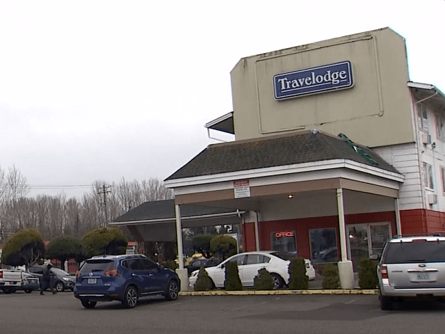 Fife, Washington, Travelodge is being occupied by homeless people. (Video Screenshot/KING5