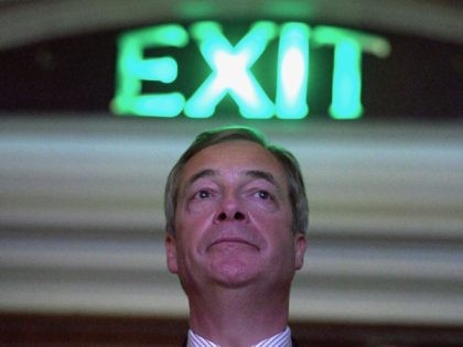 LONDON, ENGLAND - JANUARY 17: Former UKIP leader Nigel Farage attends the Brexit: Let's go