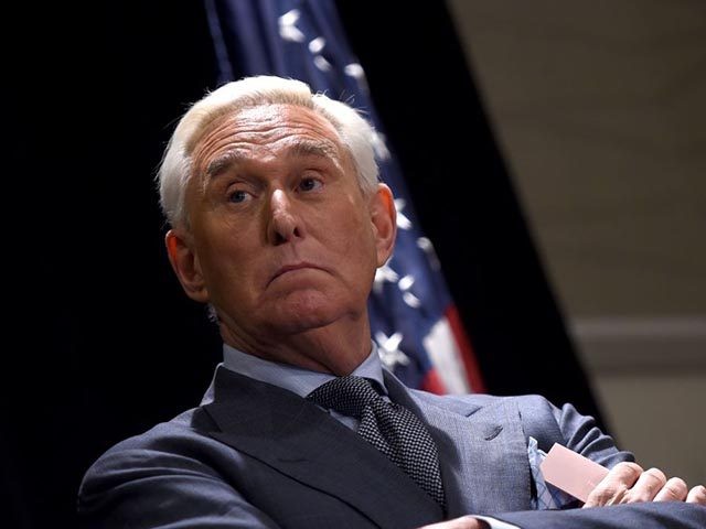 Roger Stone, longtime friend and confidant of US President Donald Trump, speaks to the press in Washington, DC, on January 31, 2019. - Stone pleaded not guilty on January 29 to charges stemming from the ongoing investigation into whether the US president's campaign colluded with Russia in the 2016 election. …