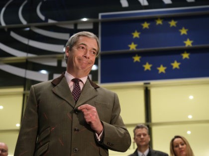 BRUSSELS, BELGIUM - JANUARY 29: Brexit Party leader and member of the European Parliament