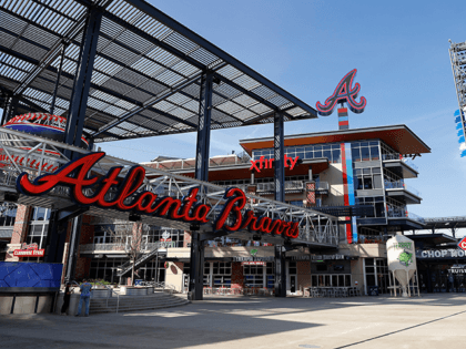 A general view of The Battery Atlanta connected to Truist Park, home of the Atlanta Braves, on March 26, 2020 in Atlanta, Georgia. Major League Baseball has postponed the start of its season indefinitely due to the coronavirus (COVID-19) outbreak. (Photo by Kevin C. Cox/Getty Images)