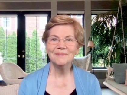 UNSPECIFIED - SEPTEMBER 26: In this screengrab Senator Elizabeth Warren participates in Su