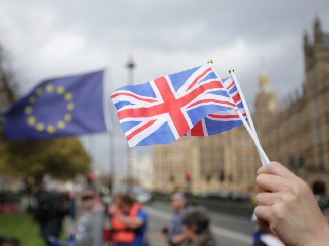 Britain formally launched the process for leaving the European Union on March 29, a historic move that has split the country and thrown into question the future of the European project. / AFP PHOTO / Daniel LEAL-OLIVAS (Photo credit should read DANIEL LEAL-OLIVAS/AFP via Getty Images)