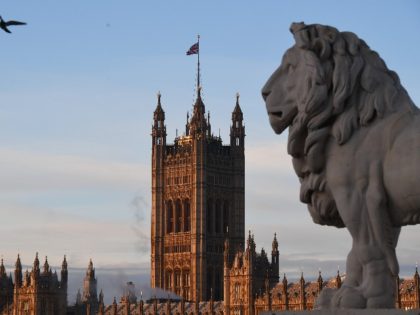 LONDON, ENGLAND - DECEMBER 30: Sunrise over the Palace of Westminster on December 30, 2020 in London, England. The United Kingdom and the European Union agreed a Trade and Cooperation Agreement, an Agreement on Nuclear Cooperation and an Agreement on Security Procedures for Exchanging and Protecting Classified Information on Christmas …