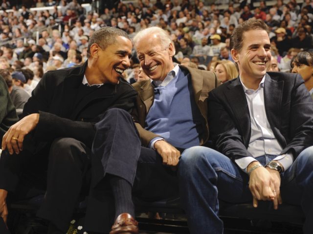 Hunter Biden, Joe Biden, Barack Obama (Mitchell Layton / Getty)