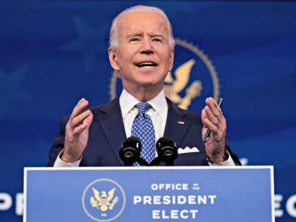 President-elect Joe Biden speaks at The Queen Theater in Wilmington, Del., Tuesday, Dec 22, 2020. (AP Photo/Carolyn Kaster)