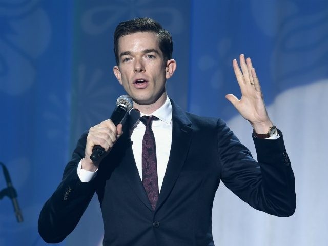 NEW YORK, NY - NOVEMBER 10: John Mulaney performs on stage at A Funny Thing Happened On Th