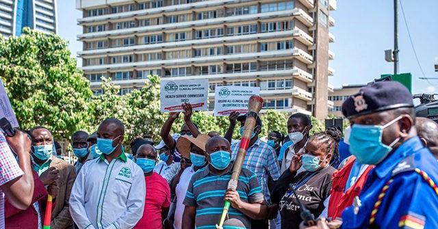 Kenya's Health Workers Go On Strike As Coronavirus Deaths Pile Up