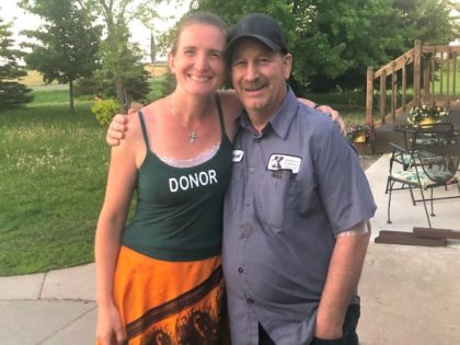 A Minnesota third-grade teacher saved a school janitor's life by donating one of her kidneys after she read a Facebook post pleading for someone to "help save a life."