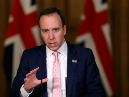 Britain's Health Secretary Matt Hancock attends a remote press conference to update the nation on the status of the Covid-19 pandemic, inside 10 Downing Street in central London on December 23, 2020. - Britain on Wednesday introduced restrictions on travel from South Africa over the spread of another new variant …