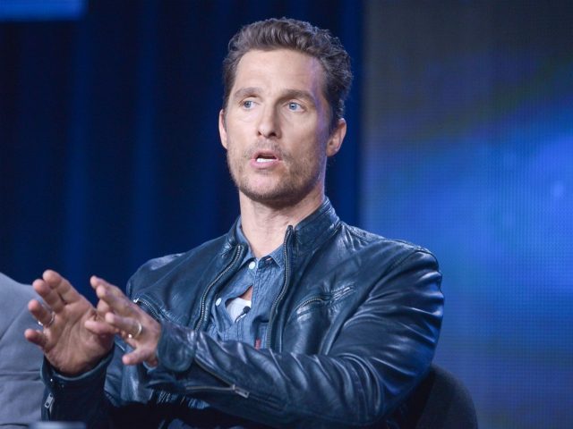 FILE - In this Jan. 9, 2014, file photo, Matthew McConaughey talks during the panel discus