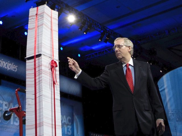 McConnell stack of paper (Manuel Balce Ceneta / Associated Press, file)