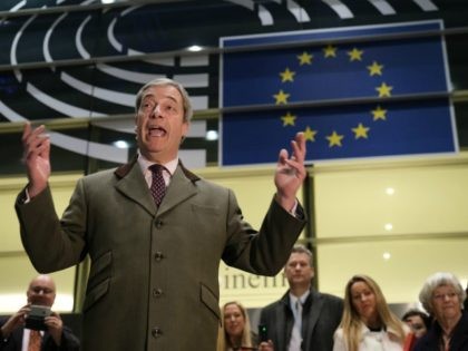 BRUSSELS, BELGIUM - JANUARY 29: Brexit Party leader and member of the European Parliament