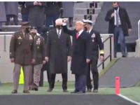 Donald Trump Gets a Rock Star Welcome at Army/Navy Football Game