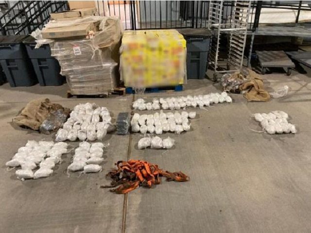 El Centro Sector Border Patrol agents seized a load of methamphetamine and cocaine brought