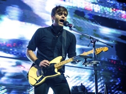Ben Gibbard, of Death Cab for Cutie, performs at the 2018 KROQ Absolut Almost Acoustic Christmas at The Forum on Sunday, Dec. 9, 2018, in Inglewood, Calif. (Photo by Amy Harris/Invision/AP)