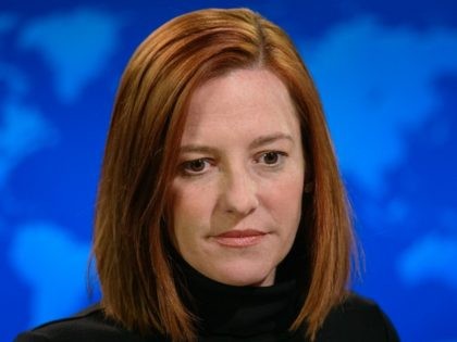 US State Department spokeswoman Jen Psaki delivers a daily briefing …