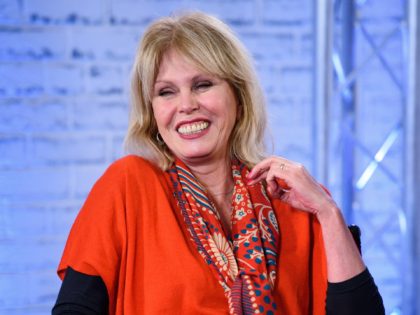 LONDON, ENGLAND - FEBRUARY 07: Joanna Lumley during a BUILD panel discussion on February 7, 2018 in London, England. (Photo by Joe Maher/Getty Images)
