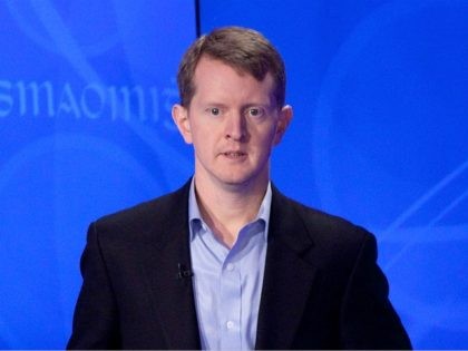 YORKTOWN HEIGHTS, NY - JANUARY 13: Contestant Ken Jennings competes against 'Watson&#
