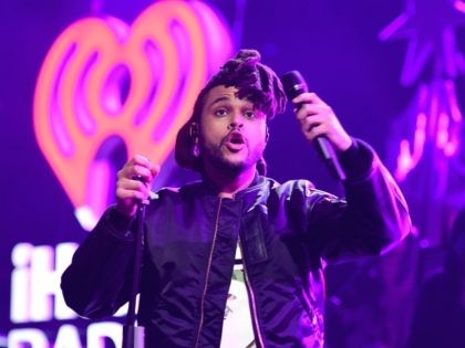 NEW YORK, NY - DECEMBER 11: Musician The Weeknd performs onstage during Z100's Jingle Ball 2015 at Madison Square Garden on December 11, 2015 in New York City. (Photo by Dimitrios Kambouris/Getty Images for iHeartMedia)