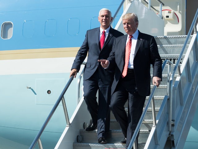 President Donald J. Trump and Vice President Mike Pence | August 22, 2017 (Official White House Photo by Andrea Hanks)
