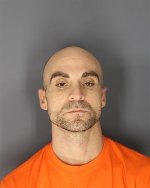 Alexander S. Contompasis is charged in Albany, New York, for allegedly stabbing two Proud Boys. (Albany County mugshot)