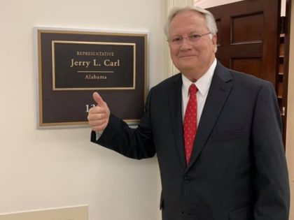 Rep. Jerry Carl (R-AL) outside office, 1/3/2021