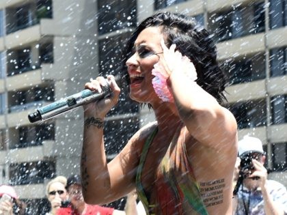 LOS ANGELES, CA - JULY 05: Singer Demi Lovato performs at 102.7 Kiis FM's Cool For The Summer" Pool Party at the WaterMarke Tower on July 5, 2015 in Los Angeles, California. (Photo by Michael Buckner/Getty Images)
