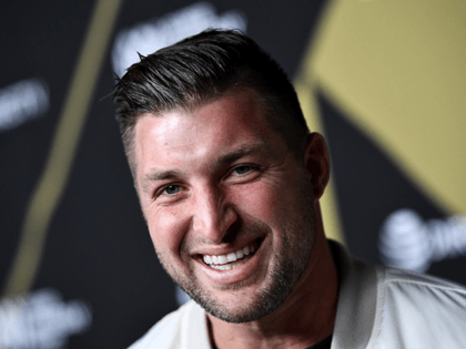 Tim Tebow attends DIRECTV Super Saturday Night 2019 at Atlantic Station on February 2, 2019 in Atlanta, Georgia. (Photo by Dimitrios Kambouris/Getty Images for DIRECTV)