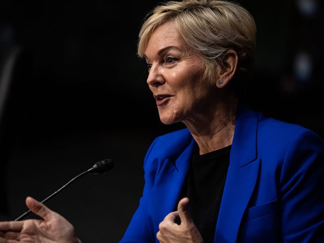 Former Michigan Governor Jennifer Granholm speaks during the Senate Energy and Natural Resources Committee hearing to examine her nomination to be Secretary of Energy, on Capitol Hill in Washington, DC, on January 27, 2021. (Photo by Graeme Jennings / POOL / AFP) (Photo by GRAEME JENNINGS/POOL/AFP via Getty Images)