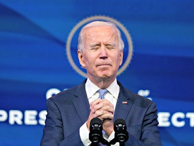 President-elect Joe Biden speaks at The Queen theater in Wilmington, Del., Wednesday, Jan.