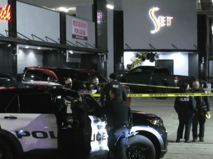 Houston police investigate the shooting of three Harris County Sheriff's Office deputies and the murder of a civilian woman at the Set Nightclub. (Video Screenshot/Click2Houston)