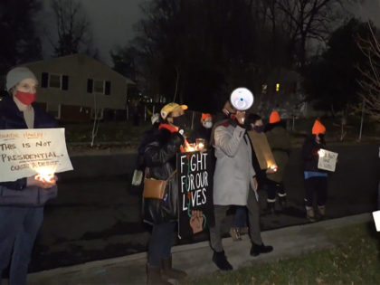 Watch: Left-Wing Activists Vandalize, Protest Outside Josh Hawley Home