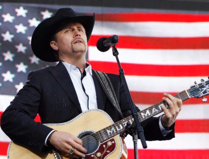 NEW YORK - NOVEMBER 11: (AFP OUT) John Rich performs before President George W. Bush takes
