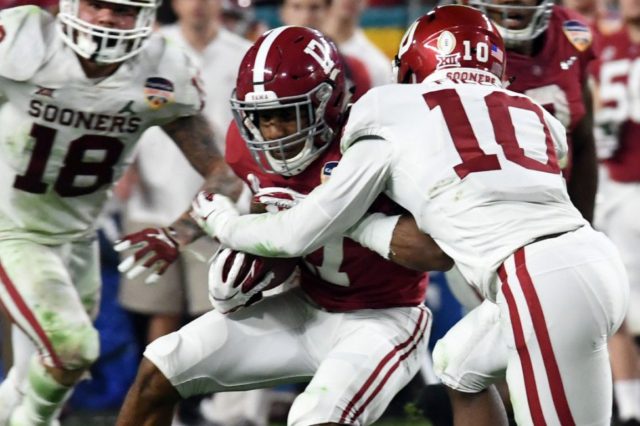 Alabama WR Jaylen Waddle a game-time decision for Monday's CFP title ...