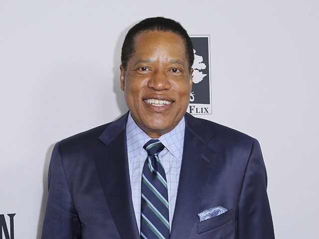 Larry Elder arrives at the LA Premiere of "Death of a Nation" at the Regal Cinemas at L.A. Live on Tuesday, July 31, 2018, in Los Angeles. (Photo by Willy Sanjuan/Invision/AP)