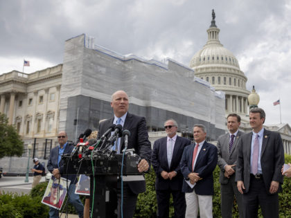 In this June 2019 file photo, Congressman Chip Roy (R-TX) speaks at a press conference in Washington, DC, regarding the migrant crisis at the border. (Tasos Katopodis/Getty Images)