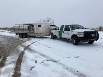Del Rio Sector Border Patrol agents prepare for migrant rescues during historic Texas winter storm. (Photo: U.S. Border Patrol/Del Rio Sector)