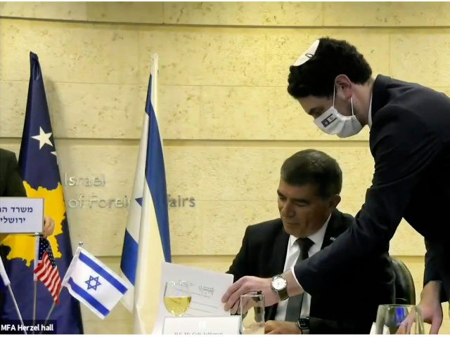 Diplomatic Signing Between Israel and Kosovo
