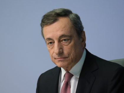 FRANKFURT AM MAIN, GERMANY - SEPTEMBER 12: Mario Draghi, President of the European Central Bank, speaks to the media following a meeting of the ECB governing board on September 12, 2019 in Frankfurt am Main, Germany. Draghi announced the board had agreed to drop the ECB's key rate by 10 …
