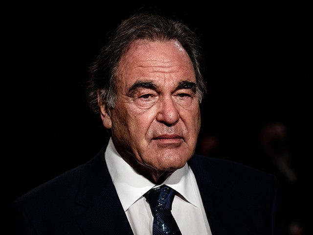 US film director Oliver Stone arrives for the opening ceremony of the 12th edition of the