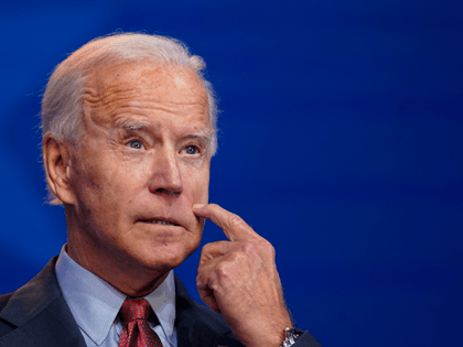 Democratic presidential nominee Joe Biden delivers remarks about the Affordable Care Act a