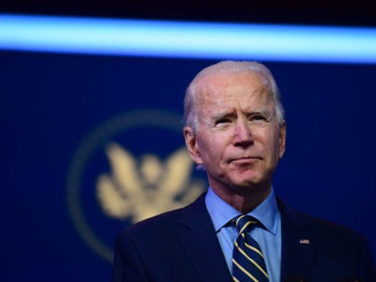WILMINGTON, DE - DECEMBER 28: President-elect Joe Biden delivers remarks at the Queen Thea