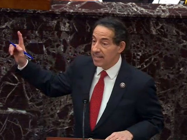WASHINGTON, DC - FEBRUARY 9: In this screenshot taken from a congress.gov webcast, Rep. Jamie Raskin (D-MD) – lead manager for the impeachment speaks on the first day of former President Donald Trump's second impeachment trial at the U.S. Capitol on February 9, 2021 in Washington, DC. House impeachment managers …